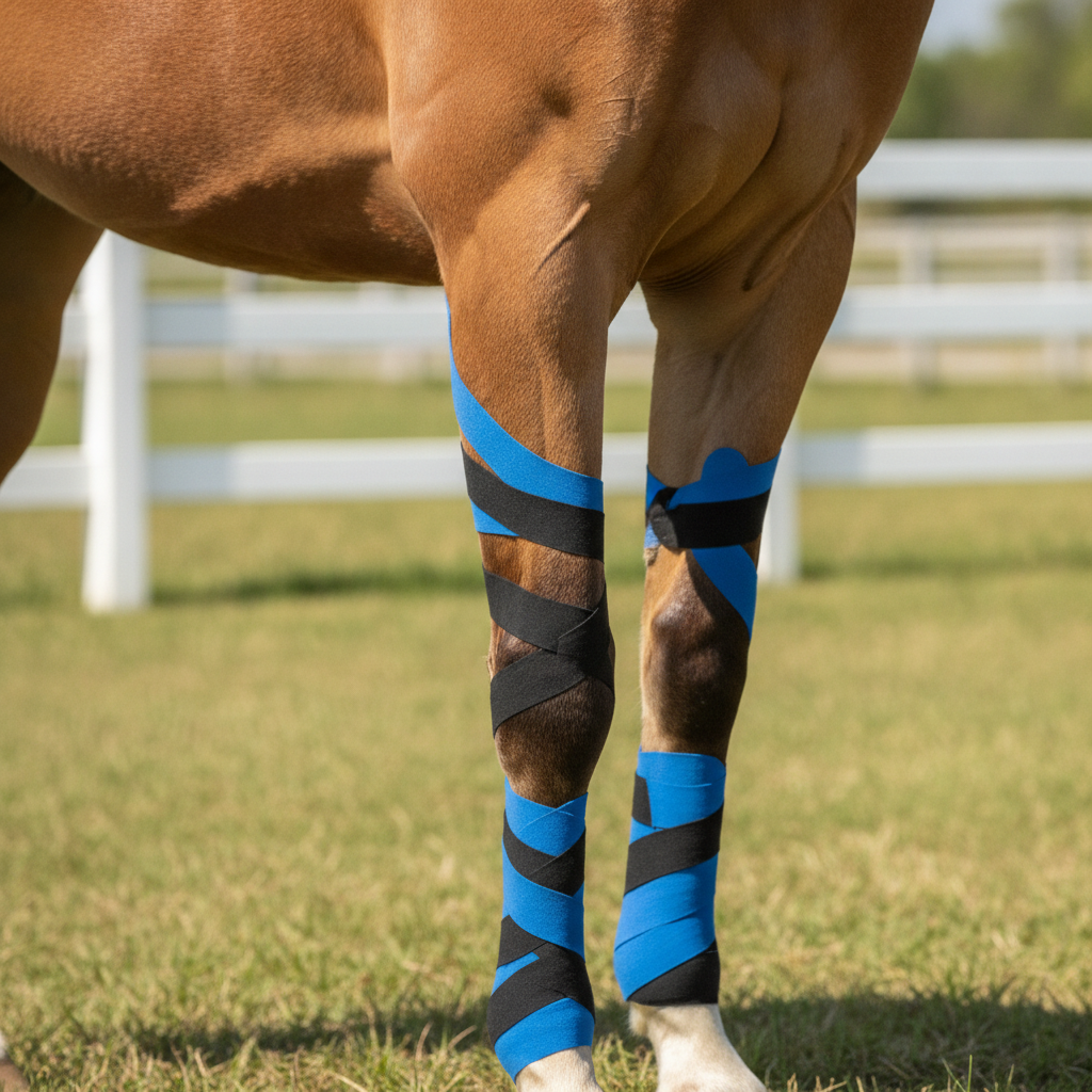 Equine KT Taping - No Face and No Text